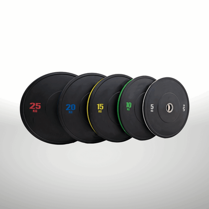 Coloured Edge Olympic Bumper Plate Pairs - 24/7 Gym Equipment