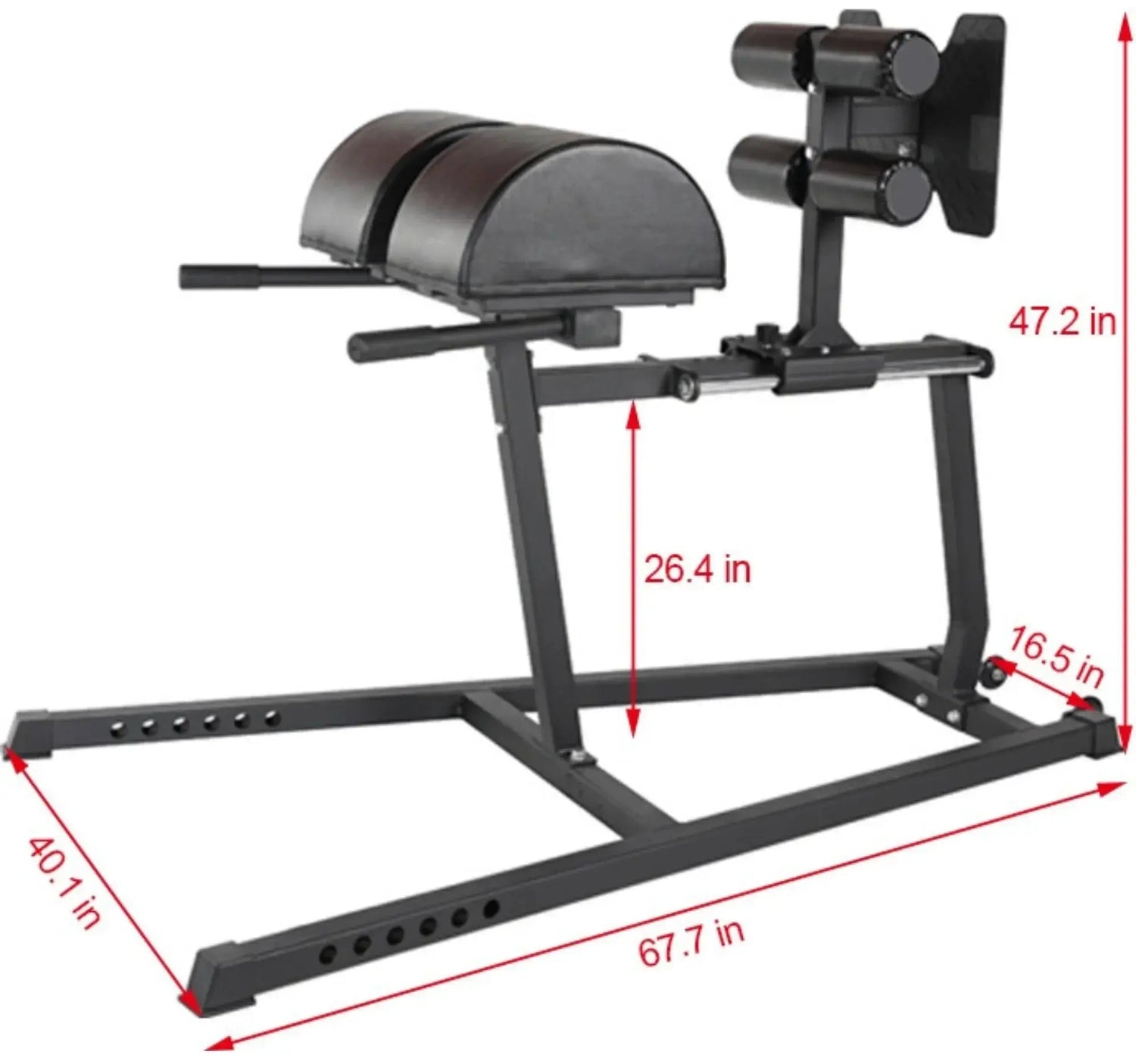 Commercial GHD Glute Ham Developer – Heavy - Duty Roman Chair | Glute & Hamstring Strength Trainer - 24/7 Gym Equipment