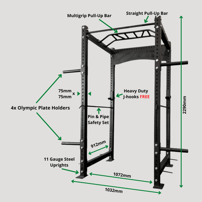 Commercial Power Rack - 24/7 Gym Equipment