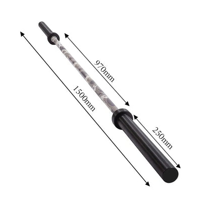 Compact 150cm Olympic Barbell – Camo - 24/7 Gym Equipment