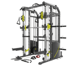 Functional Smith Machine G6S with Weight Stack - 24/7 Gym Equipment - FT1008-Titanium USA G50