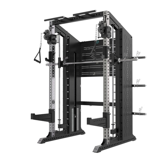 G25 FUNCTIONAL SMITH MACHINE WITH WEIGHT STACKS - 24/7 Gym Equipment