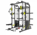 Complete Home Gym Bundle – G6S Smith Machine with Dual Weight Stacks + S901 Leg Press/Hack Squat + 120kg Plates