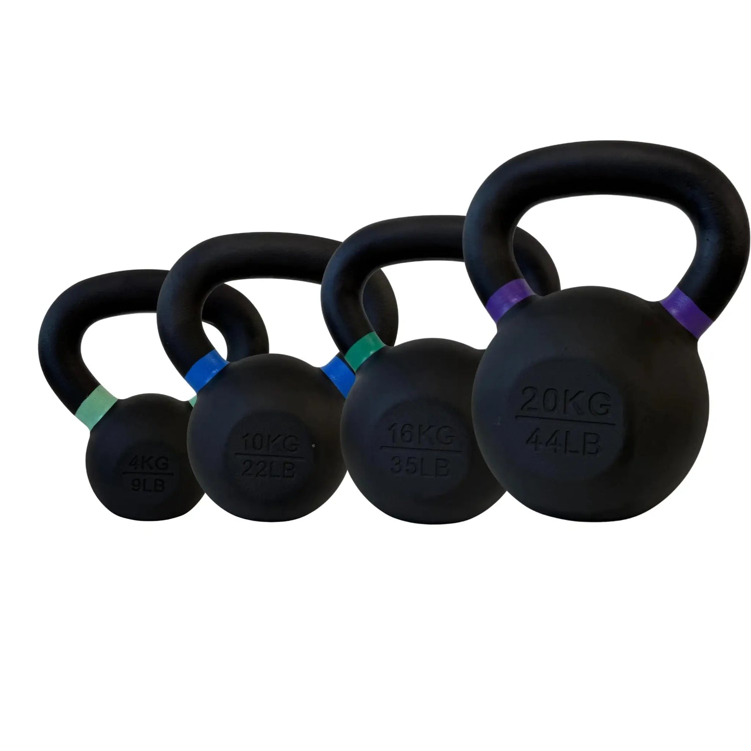 Kettlebell 4 kg – 10 kg – 16 kg – 20 kg (Commercial & Home Gym Use) SINGLE PACK - 24/7 Gym Equipment