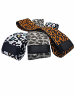 Leopard Print Fabric Resistance Bands Set of 3 - 24/7 Gym Equipment