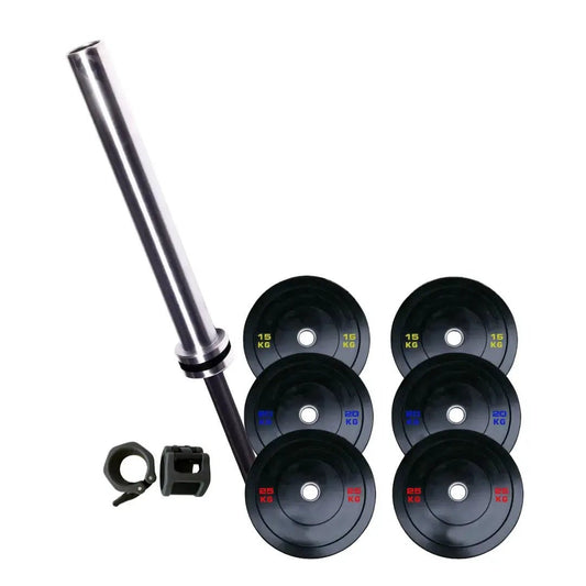 Olympic Barbell & Weight Package - 24/7 Gym Equipment