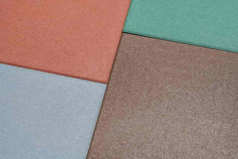 Premium Grade Coloured Rubber Tile for Gym Flooring (1m x 1m x 15mm) - 24/7 Gym Equipment, Premium black rubber gym mat – 15mm thick, for home gyms in Sydney