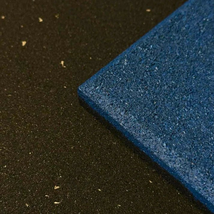 Premium Grade Coloured Rubber Tile for Gym Flooring (1m x 1m x 15mm) - 24/7 Gym Equipment