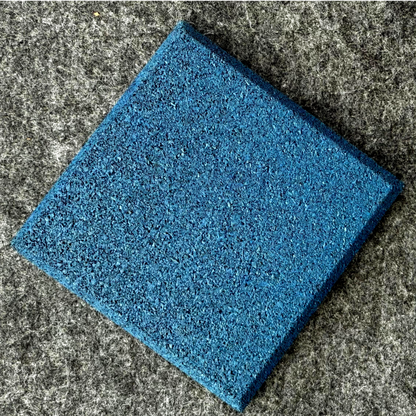 Premium Grade Coloured Rubber Tile for Gym Flooring (1m x 1m x 15mm) - 24/7 Gym Equipment