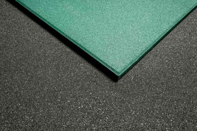 Premium Grade Coloured Rubber Tile for Gym Flooring (1m x 1m x 15mm) - 24/7 Gym Equipment, Premium black rubber gym mat – 15mm thick, for home gyms in Sydney