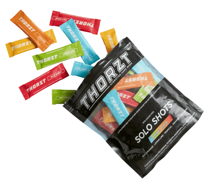 Thorzt Sugar - Free Electrolyte Solo Shot - Mixed Flavours 50 x 3g - 24/7 Gym Equipment