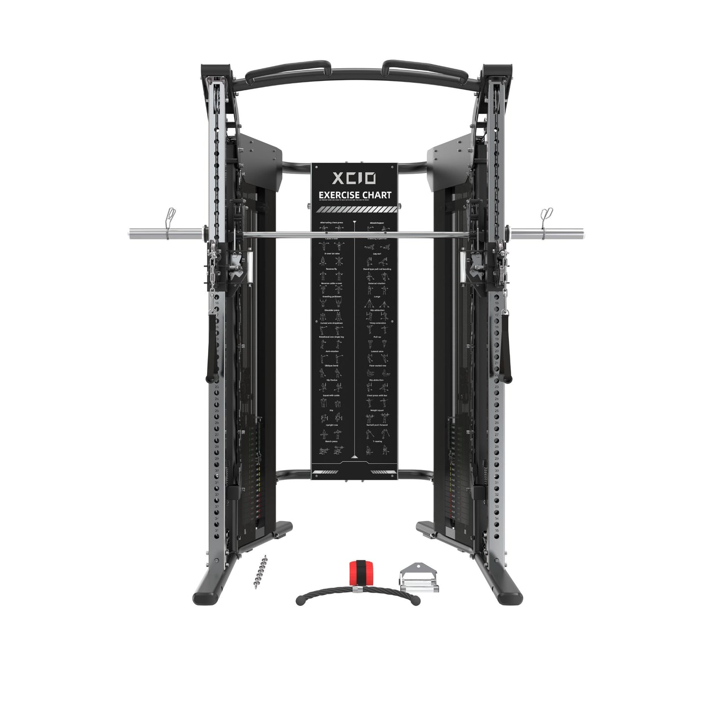 XC10 – Stainless Weight Holders for Smith Bar - 24/7 Gym Equipment