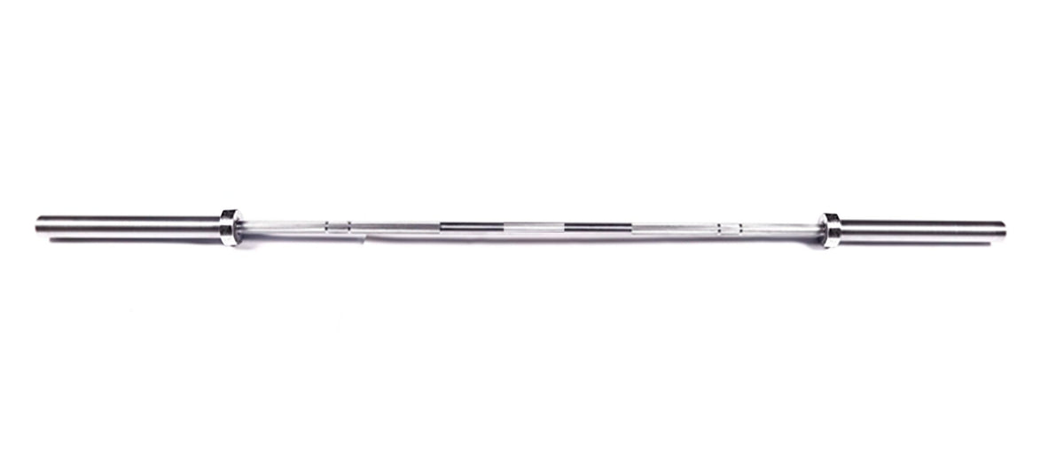 Full Length 7FT Olympic Barbell – 20KG Chrome Finish Powerlifting Bar