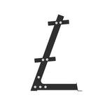 2 Tier Dumbbell Rack for home gym and commercial gym use – heavy-duty steel construction with angled shelves for safe dumbbell storage

 Commercial 2 Tier Dumbbell Rack - 24/7 Gym Equipment